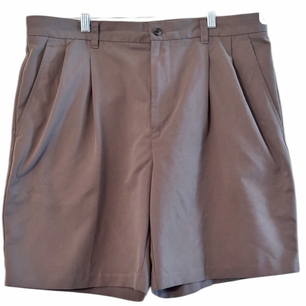 Izod Men’s Shorts - Size 36 - Pre-Loved - Good Condition - Color: Brown